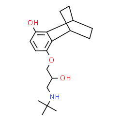 ChemSpider 2D Image | Nafetolol | C19H29NO3