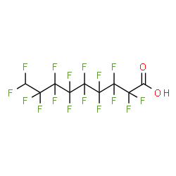 ChemSpider 2D Image | 9H-Hexadecafluorononanoic acid | C9H2F16O2