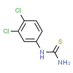 ChemSpider 2D Image | 3,4-Dichlorophenylthiourae | C7H6Cl2N2S
