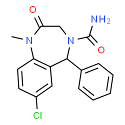 ChemSpider 2D Image | carburazepam | C17H16ClN3O2