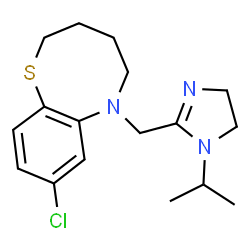ChemSpider 2D Image | dazolicine | C17H24ClN3S