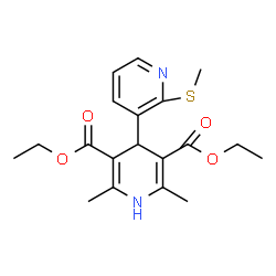 ChemSpider 2D Image | mesudipine | C19H24N2O4S