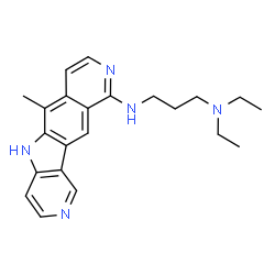 ChemSpider 2D Image | pazelliptine | C22H27N5