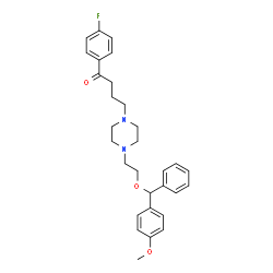 ChemSpider 2D Image | mobenzoxamine | C30H35FN2O3