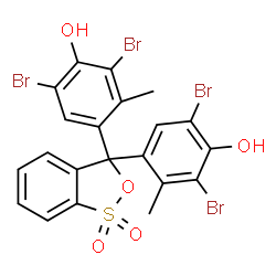 ChemSpider 2D Image | Bromocresol Green | C21H14Br4O5S