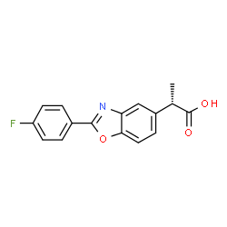 ChemSpider 2D Image | Flunoxaprofen | C16H12FNO3
