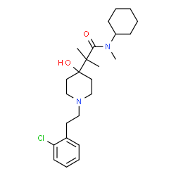 ChemSpider 2D Image | pipradimadol | C24H37ClN2O2