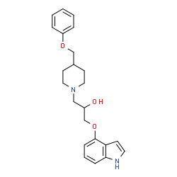 ChemSpider 2D Image | Mindodilol | C23H28N2O3