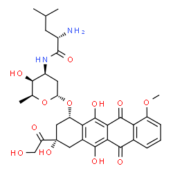 ChemSpider 2D Image | Leurubicin | C33H40N2O12
