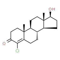 ChemSpider 2D Image | Clostebol | C19H27ClO2