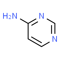 ChemSpider 2D Image | 4-Pyrimidinamine | C4H5N3