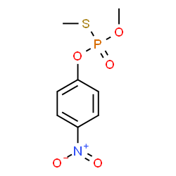 ChemSpider 2D Image | O,S-Dimethyl O-(4-nitrophenyl) phosphorothioate | C8H10NO5PS