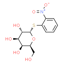 ChemSpider 2D Image | 2-Nitrophenyl 1-thio-alpha-L-galactopyranoside | C12H15NO7S