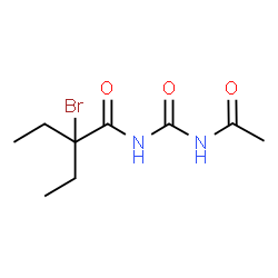 ChemSpider 2D Image | Acecarbromal | C9H15BrN2O3