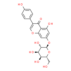 ChemSpider 2D Image | 5-Hydroxy-3-(4-hydroxyphenyl)-4-oxo-4H-chromen-7-yl alpha-D-altropyranoside | C21H20O10