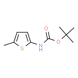 ChemSpider 2D Image | tert-butyl N-(5-methylthiophen-2-yl)carbamate | C10H15NO2S