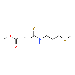 ChemSpider 2D Image | Methyl 2-{[3-(methylsulfanyl)propyl]carbamothioyl}hydrazinecarboxylate | C7H15N3O2S2