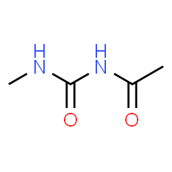 ChemSpider 2D Image | 1-Acetyl-3-methylurea | C4H8N2O2