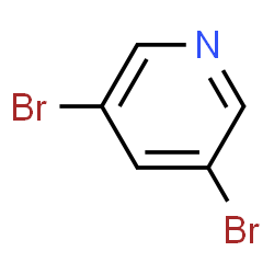 ChemSpider 2D Image | 3,5-Dibromopyridine | C5H3Br2N