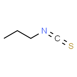 ChemSpider 2D Image | Propyl Isothiocyanate | C4H7NS