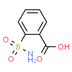 ChemSpider 2D Image | 2-Sulfamoylbenzoic acid | C7H7NO4S