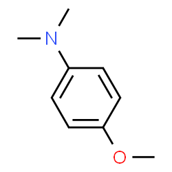 ChemSpider 2D Image | N,N-Dimethyl-p-anisidine | C9H13NO