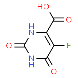 ChemSpider 2D Image | Fluoroorotic acid | C5H3FN2O4