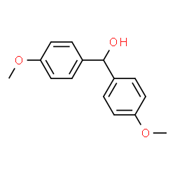 ChemSpider 2D Image | 4,4'-DIMETHOXYBENZHYDROL | C15H16O3