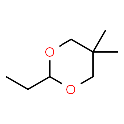 ChemSpider 2D Image | 2-Ethyl-5,5-dimethyl-1,3-dioxane | C8H16O2