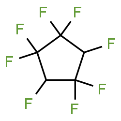 ChemSpider 2D Image | 1,1,2,2,3,4,4,5-Octafluorocyclopentane | C5H2F8