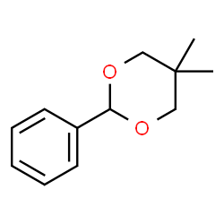 ChemSpider 2D Image | 5,5-Dimethyl-2-phenyl-1,3-dioxane | C12H16O2