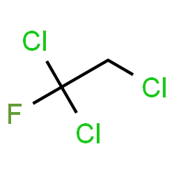 ChemSpider 2D Image | 1,1,2-Trichloro-1-fluoroethane | C2H2Cl3F