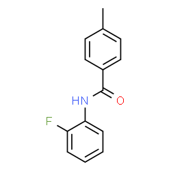ChemSpider 2D Image | N-(2-Fluorophenyl)-4-methylbenzamide | C14H12FNO