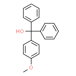 ChemSpider 2D Image | p-Anisyldiphenylmethanol | C20H18O2