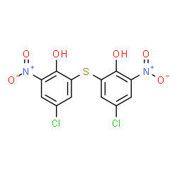 ChemSpider 2D Image | 6,6'-THIOBIS(4-CHLORO-2-NITROPHENOL) | C12H6Cl2N2O6S