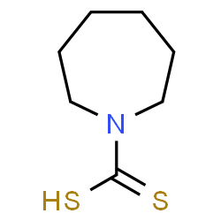 ChemSpider 2D Image | 1-Azepanecarbodithioic acid | C7H13NS2