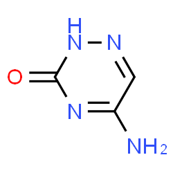 ChemSpider 2D Image | 5-Amino-1,2,4-triazin-3(2H)-one | C3H4N4O