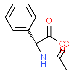 ChemSpider 2D Image | (2R)-Acetamido(phenyl)acetic acid | C10H11NO3