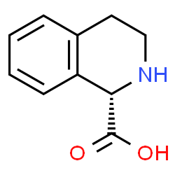 ChemSpider 2D Image | (S)-1,2,3,4-tetrahydroisoquinoline-1-carboxylic acid | C10H11NO2