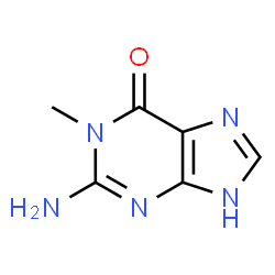 ChemSpider 2D Image | 1-Methylguanine | C6H7N5O