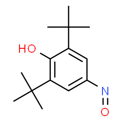 ChemSpider 2D Image | 2,6-di-tert-butyl-4-nitrosophenol | C14H21NO2