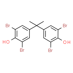 ChemSpider 2D Image | Tetrabromobisphenol A | C15H12Br4O2