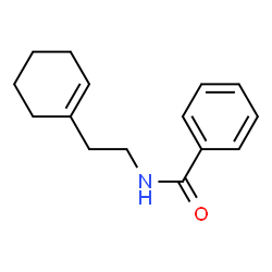 ChemSpider 2D Image | N-[2-(1-Cyclohexen-1-yl)ethyl]benzamide | C15H19NO