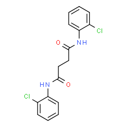 ChemSpider 2D Image | N,N'-Bis(2-chlorophenyl)succinamide | C16H14Cl2N2O2