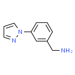 ChemSpider 2D Image | 3-Pyrazol-1-yl-benzylamine | C10H11N3
