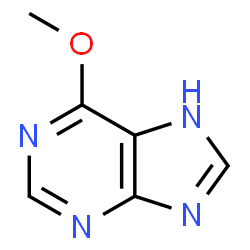 ChemSpider 2D Image | 6-Methoxy-7H-purine | C6H6N4O