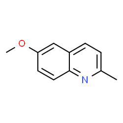 ChemSpider 2D Image | 6-Methoxyquinaldine | C11H11NO