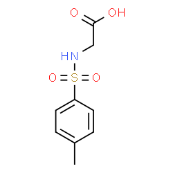 ChemSpider 2D Image | N-P-Tosylglycine | C9H11NO4S