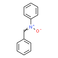 ChemSpider 2D Image | N-Benzylidene-N-phenylamine oxide | C13H11NO