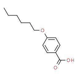 ChemSpider 2D Image | 4-(Hexyloxy)benzoic acid | C13H18O3